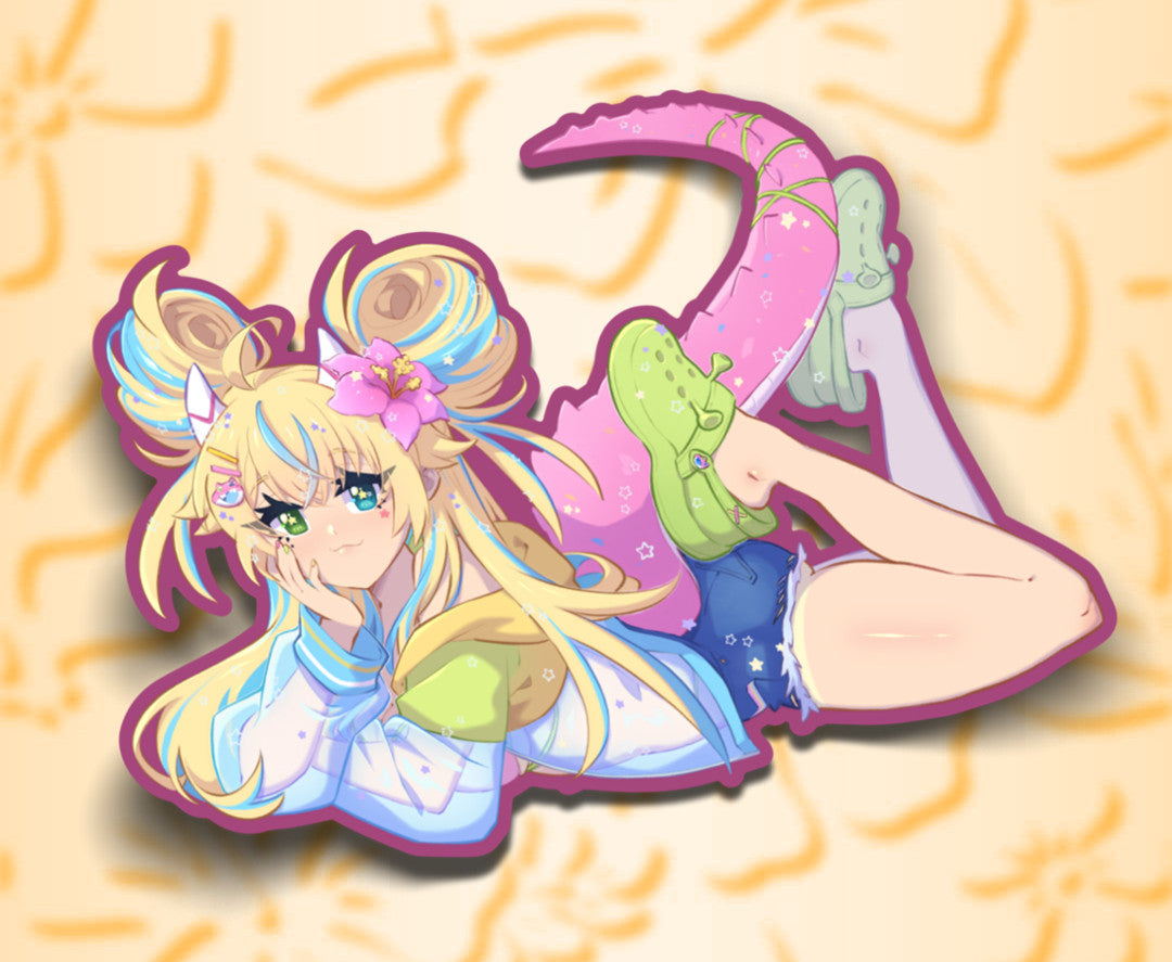 SWIMSUIT ABRAGATOR STICKER!